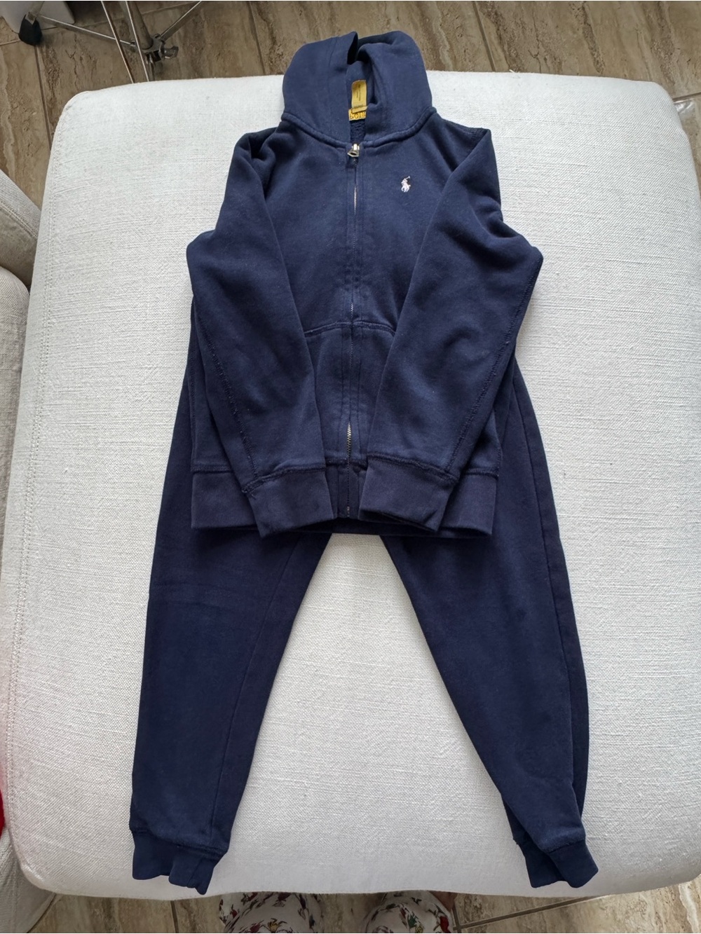 Polo by Ralph Lauren Kids Navy Zip Hoodie & Joggers Set - Classic Logo